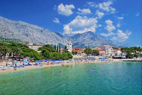 Apartment House Aria Baška Voda Eksteriør bilde